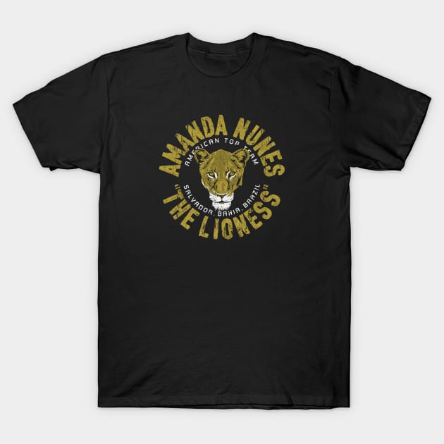 Amanda The Lioness Nunes T-Shirt by huckblade